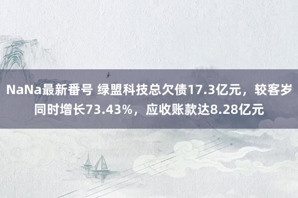 NaNa最新番号 绿盟科技总欠债17.3亿元，较客岁同时增长73.43%，应收账款达8.28亿元