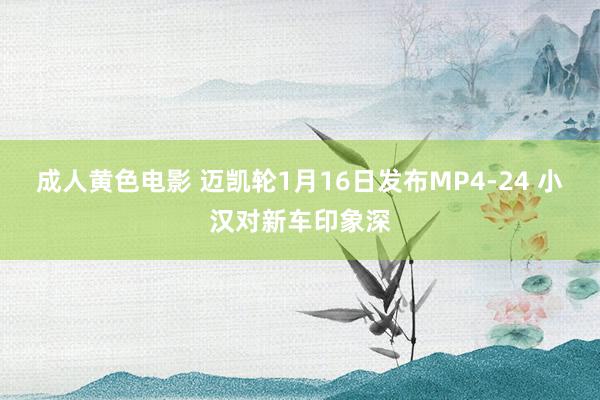 成人黄色电影 迈凯轮1月16日发布MP4-24 小汉对新车印象深